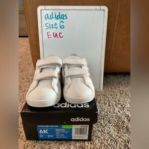 adidas Kids White Sneakers